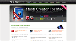 Desktop Screenshot of flashconverterformac.com